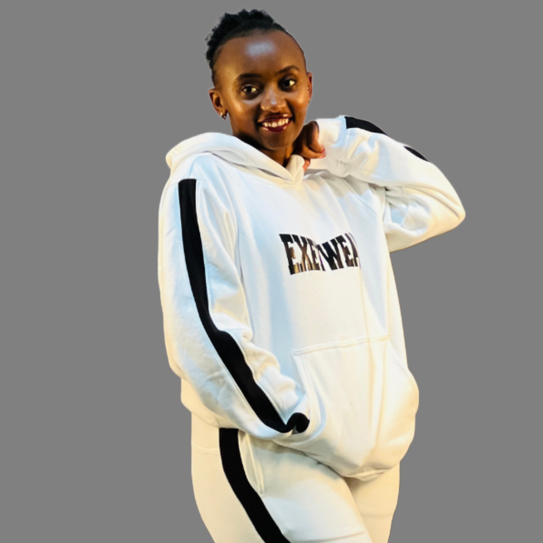 Women Exet Hoodie (white/black)