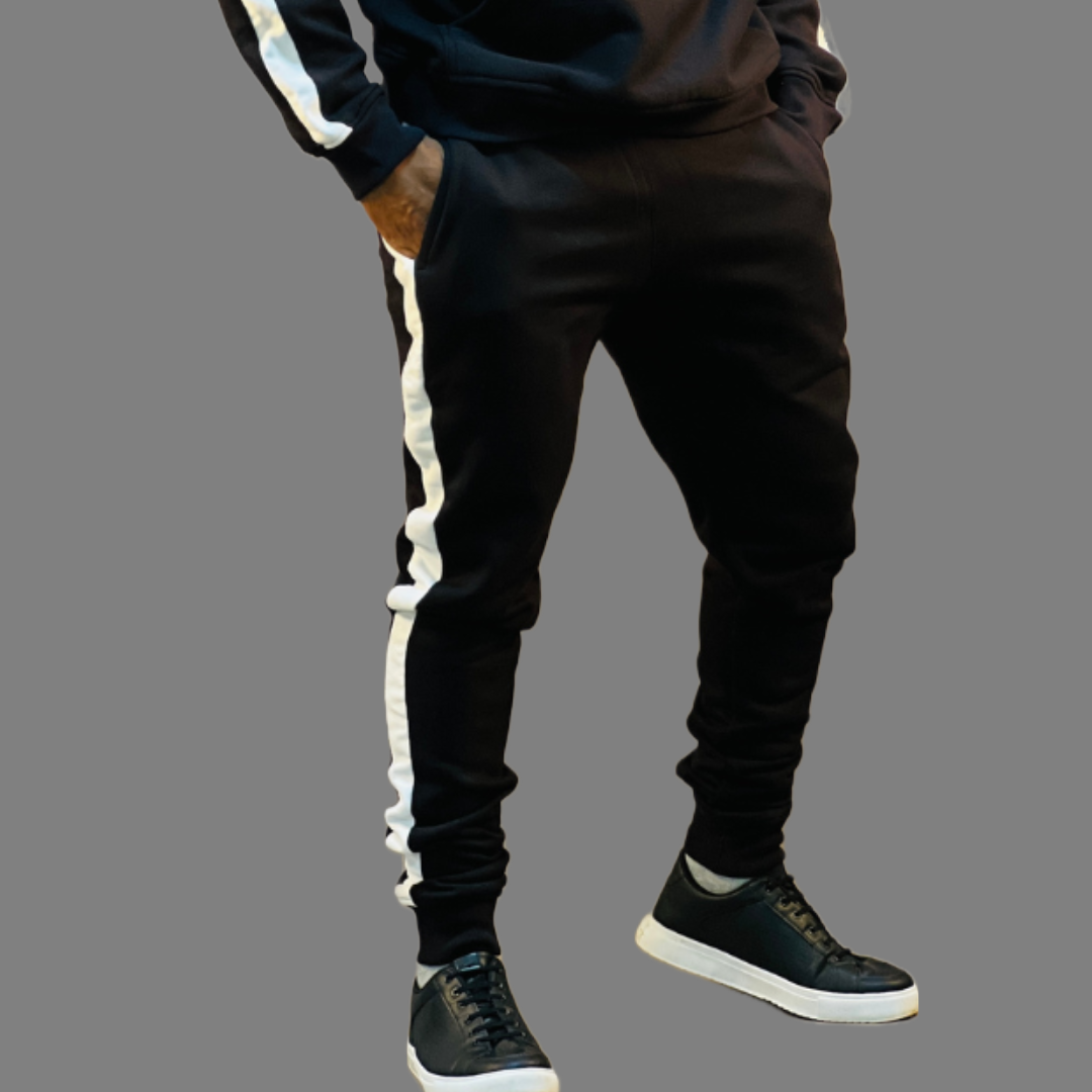 Men Sweatpants (Black/white)