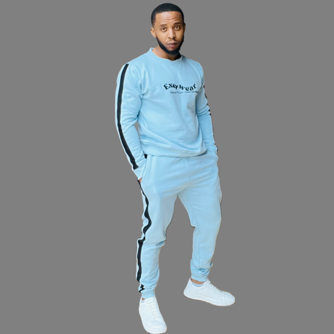 Men Sweatshirt set (Sky Blue)