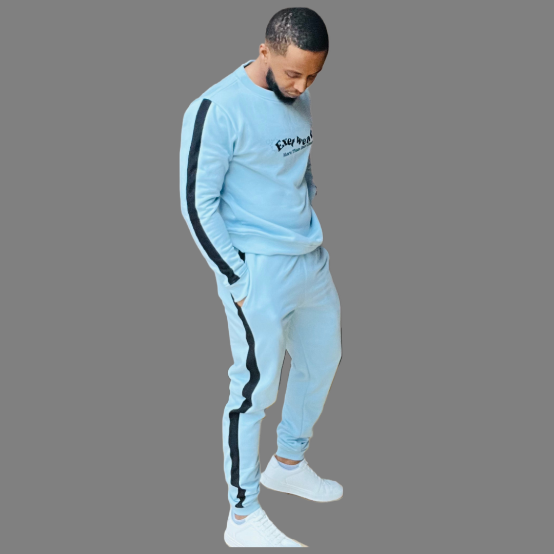 Men Sweatshirt set (Sky Blue)