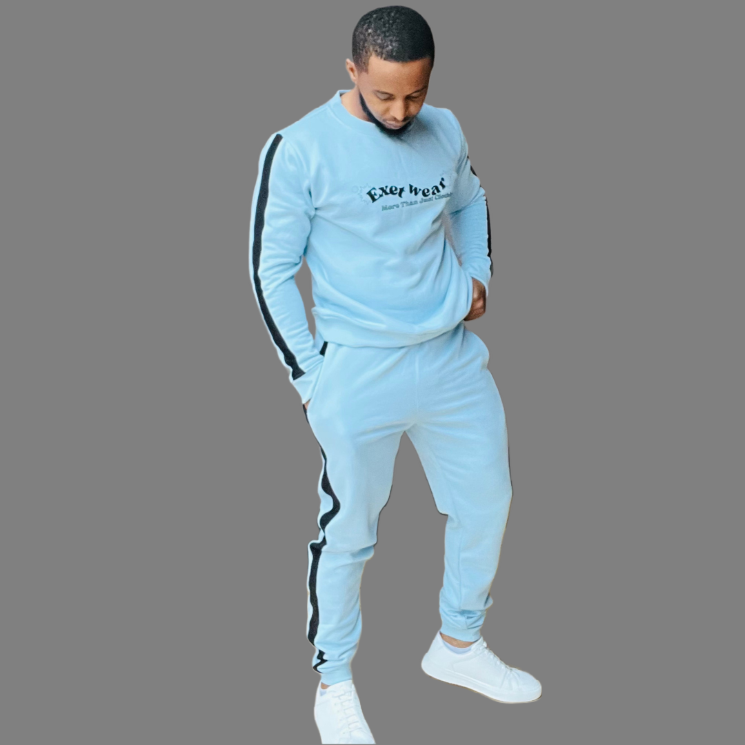 Men Sweatshirt set (Sky Blue)