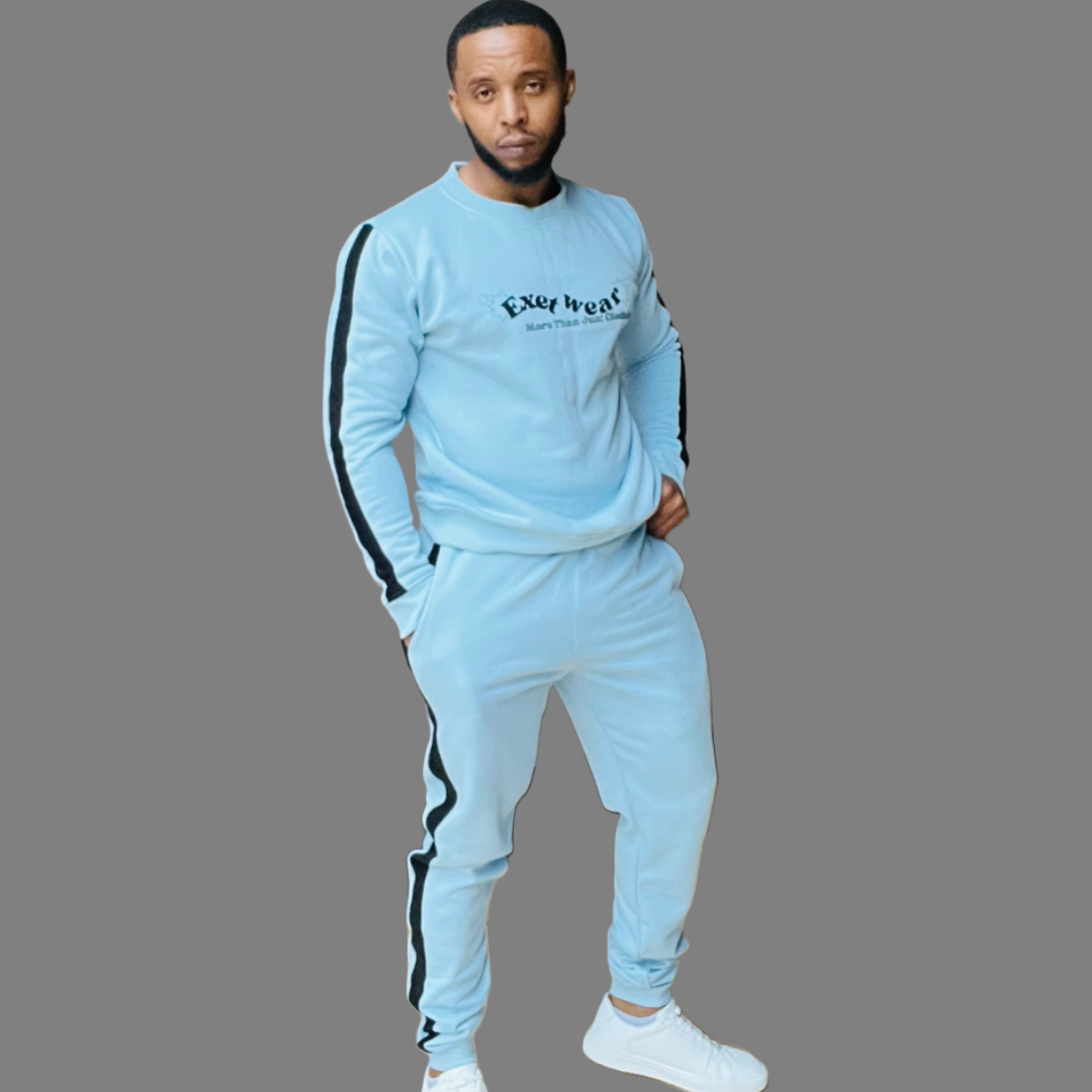 Men Sweatshirt set (Sky Blue)