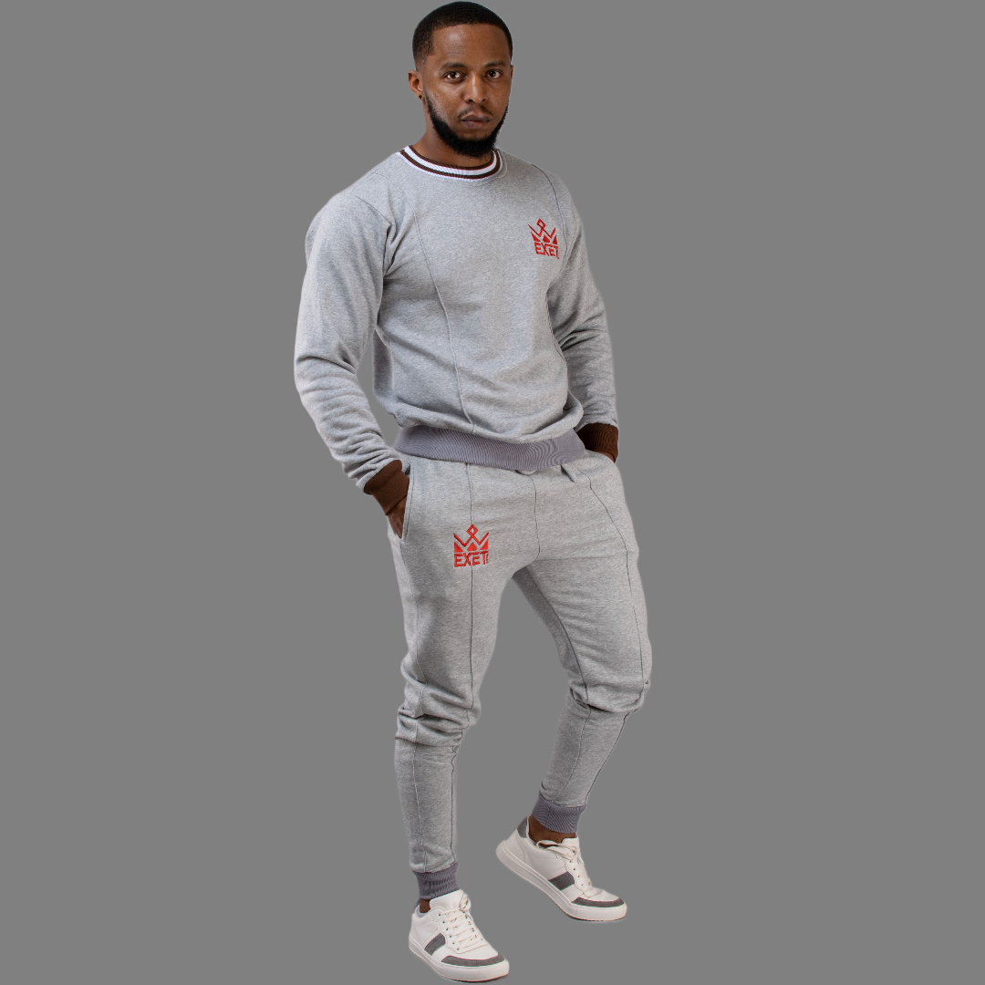 Men Sweatsuit set (Ash Grey)