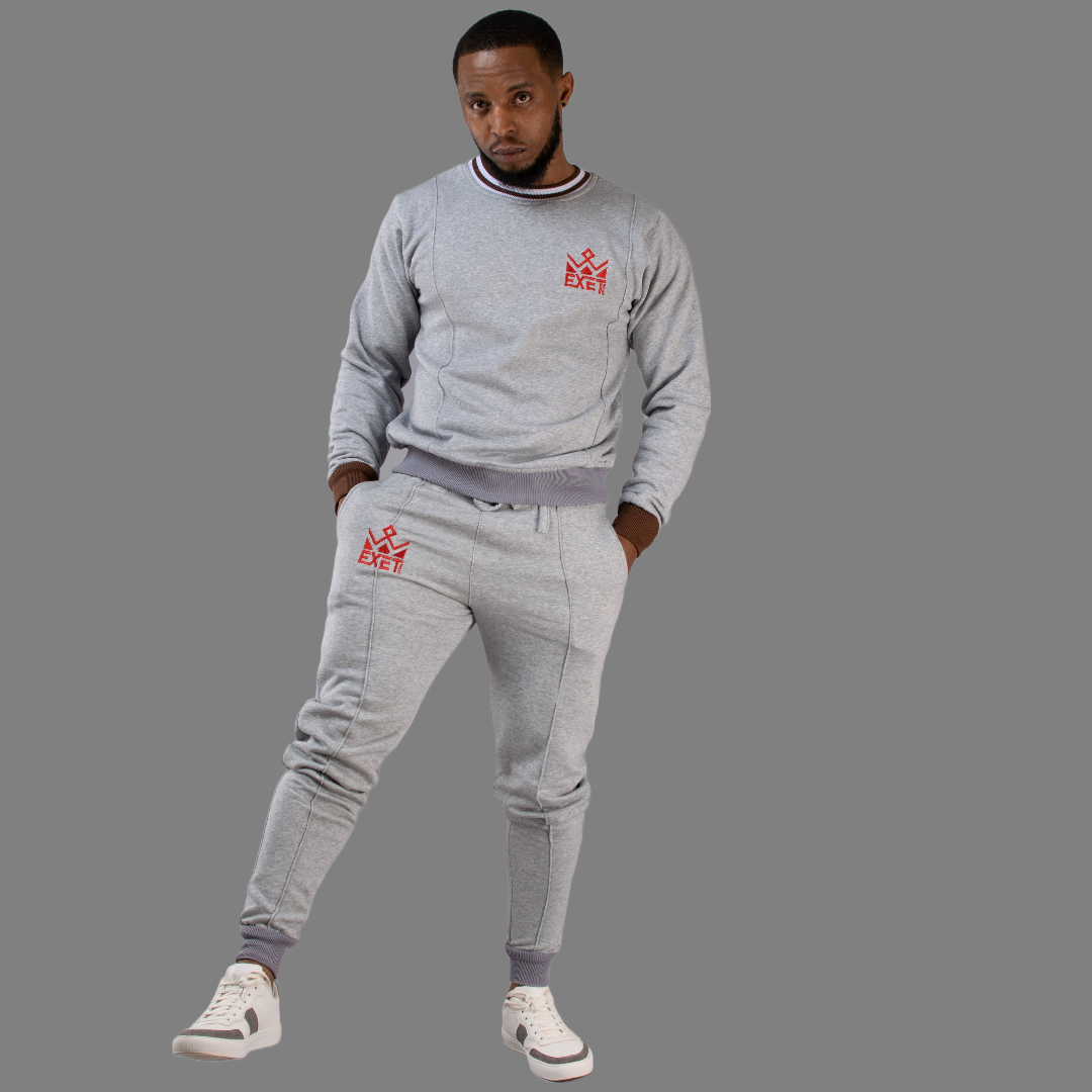 Men Sweatsuit set (Ash Grey)