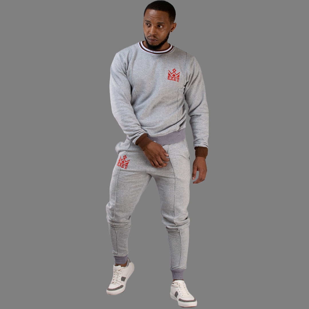 Men Sweatsuit set (Ash Grey)