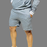 Men Fleece Shorts (Grey)