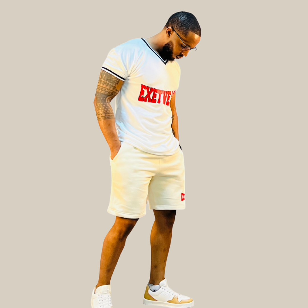 Men Sweat Shorts (Beige)