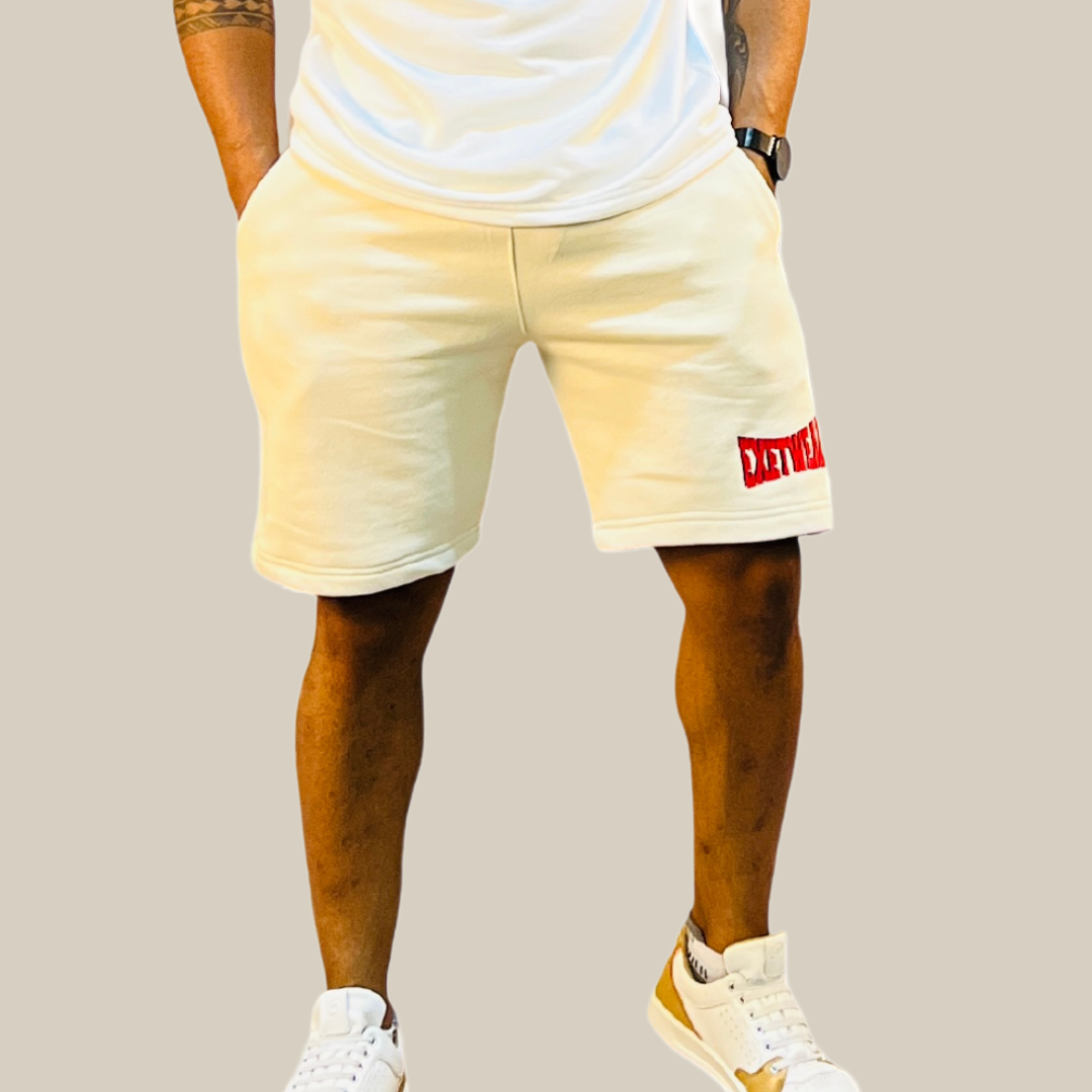 Men Sweat Shorts (Beige)