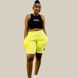 Women Sweat Shorts (Yellow)