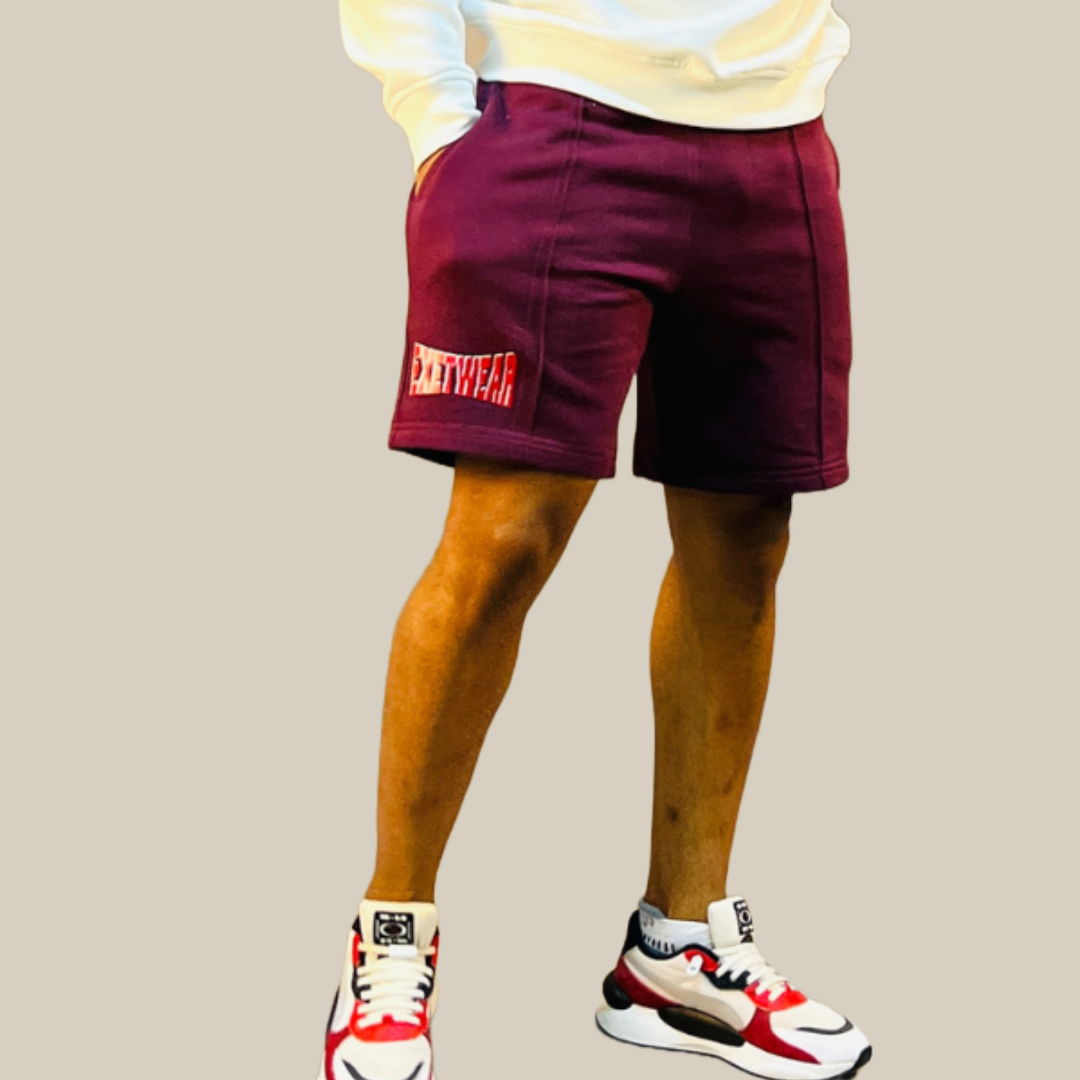 Men Sweat Shorts (Maroon)