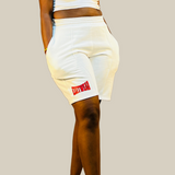 Women Sweat Shorts (White)