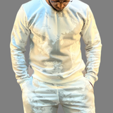 Men Camo Sweatshirt (white)