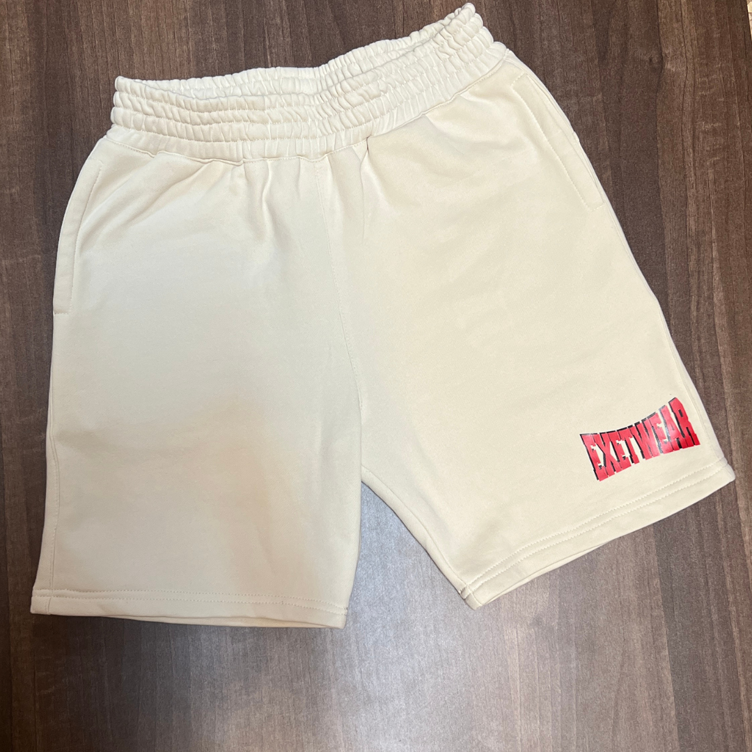 Men Sweat Shorts (Beige)