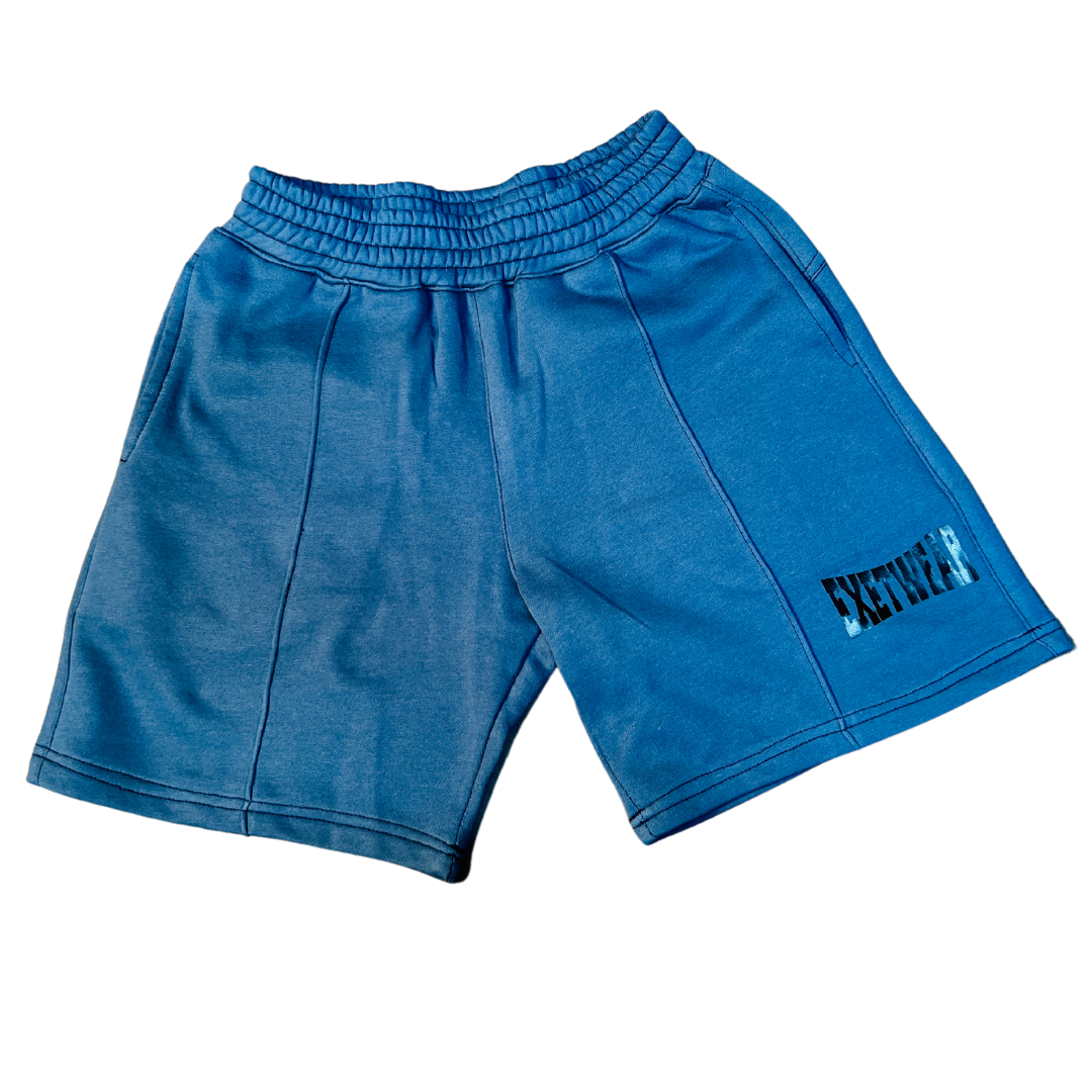 Women Sweat Shorts (Steel Blue)