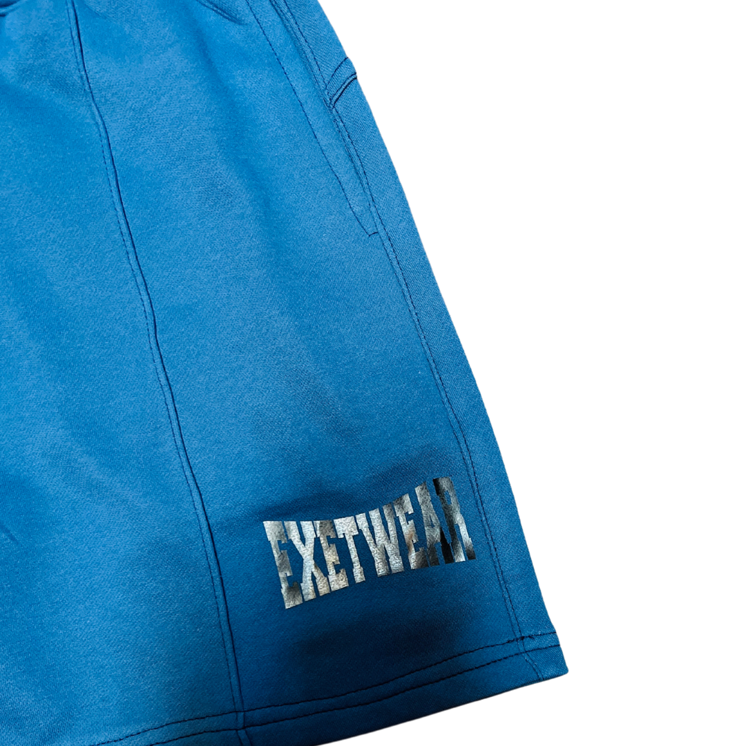 Women Sweat Shorts (Steel Blue)