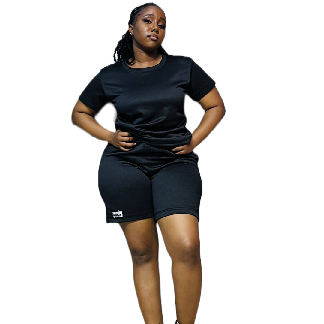 Women's shirt set (Black)